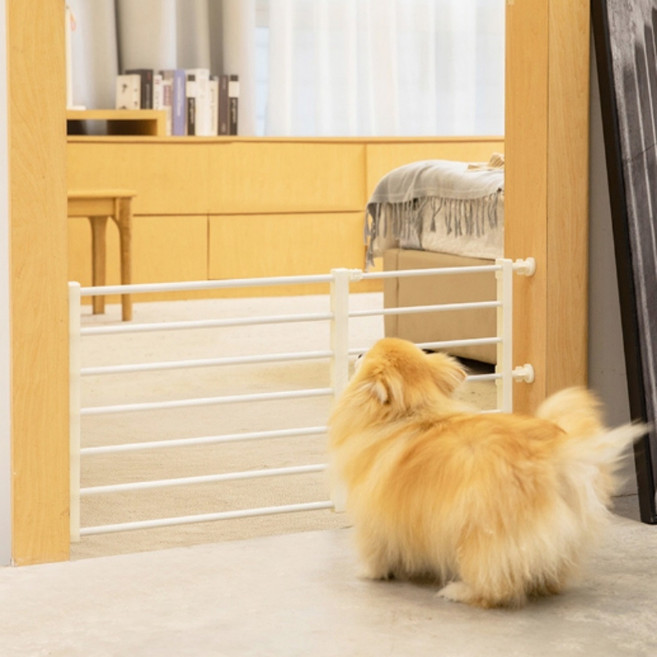 강아지 안전문 폭조절 울타리 현관 주방용 원목 펜스, 1개