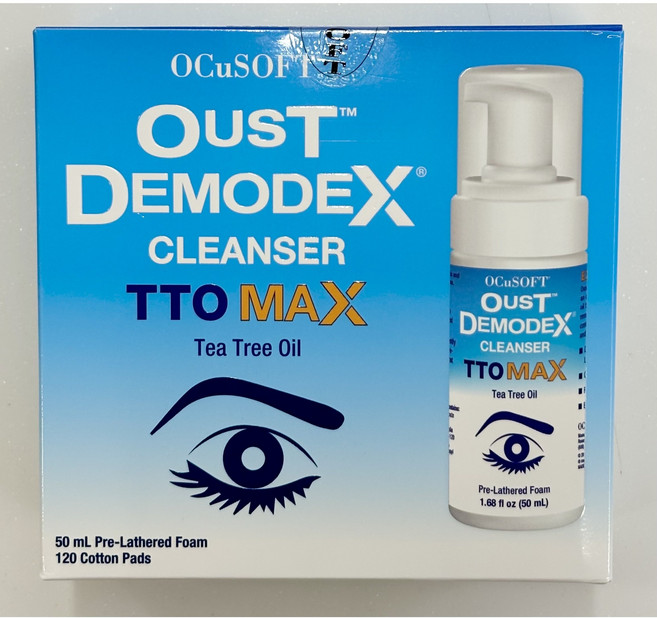 오큐소프트 오스트데모덱스 티트리오일 눈꺼풀세정제 TTO MAX 티티오맥스, 50ml, 1개