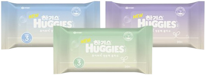 하기스 하기스 퓨어쁘띠 휴대용 아기물티슈 20매 1개