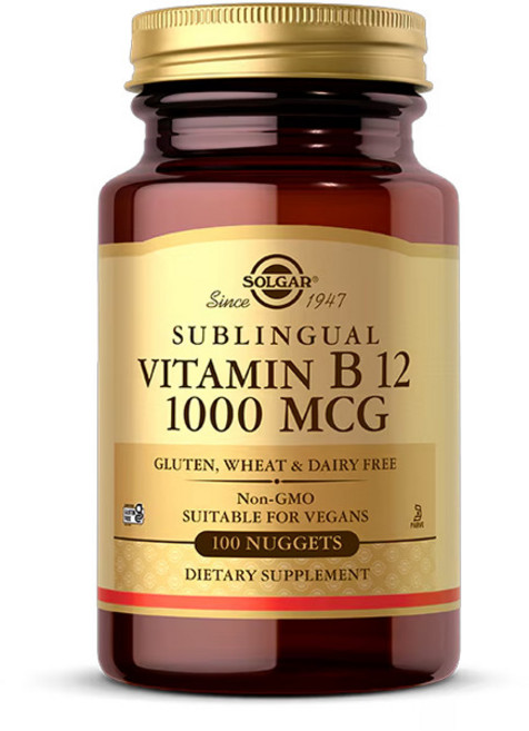 솔가 비타민 B12 1000mcg 너겟, 1개, 100정
