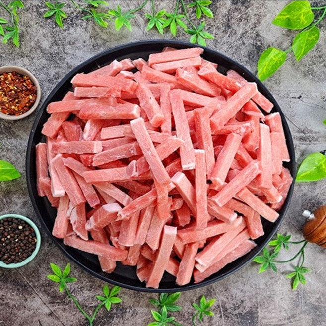 국내산 냉동 돼지고기 등심 탕수육용 1.5cm 기둥모양2kg, 1개, 2kg