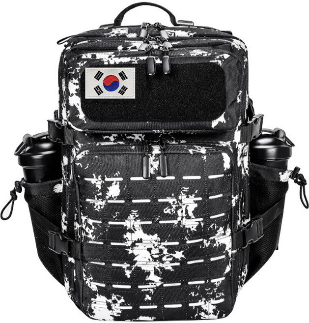 GP신형 전술가방 45L 대용량백팩 밀리터리 군인 군용 군대 전술 공군 로카가방 등산가방, 블랙썬더