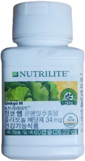 한국암웨이정품/ 암웨이 징코엠 60캡슐, 1개, 26.22g - 쿠팡