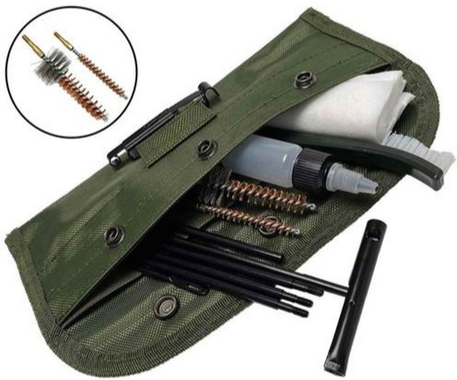 총기손질도구 세트 키트 군인 소총 보수 브러쉬, 1개