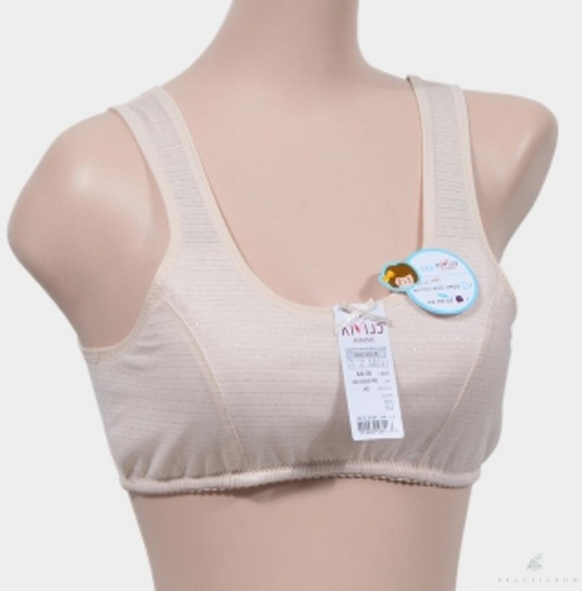 심플한 주니어 1단계 AA컵 스포츠브라 주니어브라 여아