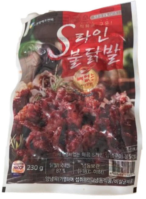 원앙닭발 S라인 불닭발(무뼈), 5개, 230g