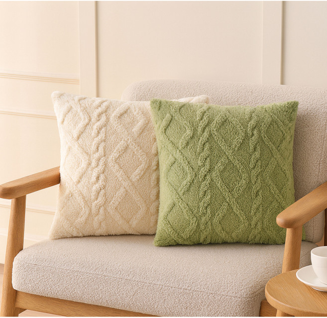 소울 홈데코 니트 쿠션커버 2P