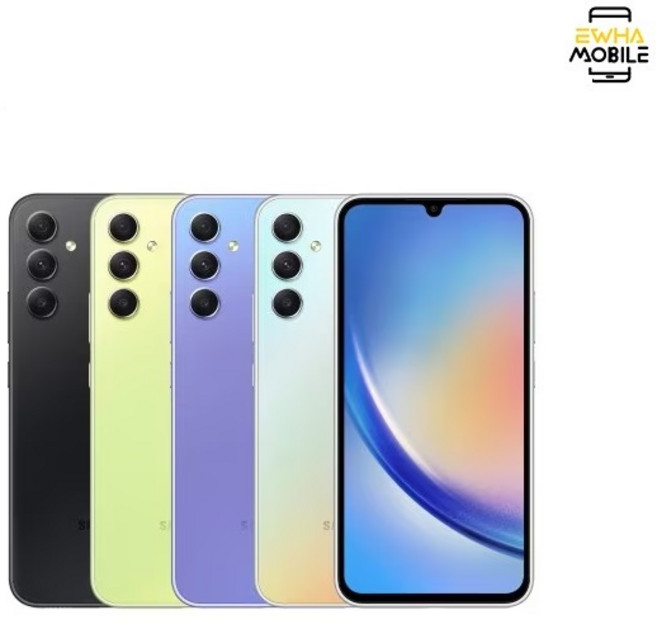 삼성 갤럭시 A34 128GB 5G 무약정 중고폰 A346 JR2026040901, B등급 랜덤색상