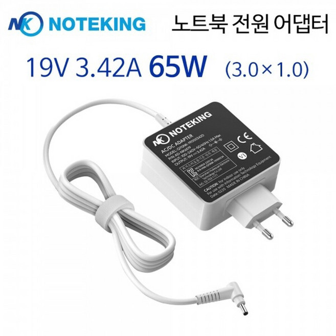 에이서 스위프트 3 SF315-52G SF316-51 전원 아답터 19V 3.42A 3.0mm, 1개