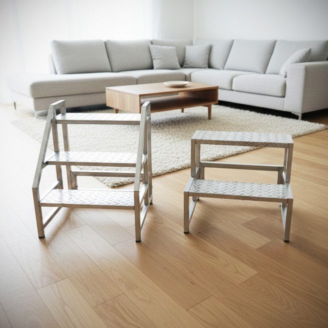 세이프스텝 광폭 계단발판 와이드 철제 작업발판, 1개