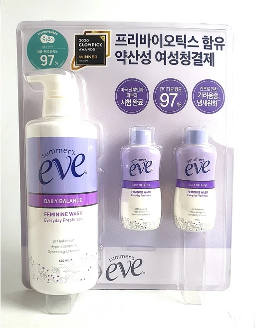 썸머스이브 여성청결제 444ml ＋ 59ml x 2, 562ml, 1개 - 쿠팡