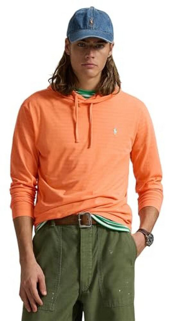 폴로랄프로렌 Polo Ralph Lauren 남성용 저지 후드 티셔츠 카페 탠 S