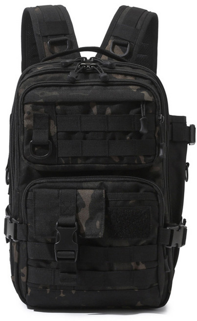 피셔니스트 루어 낚시 백팩, 블랙 그린 카모