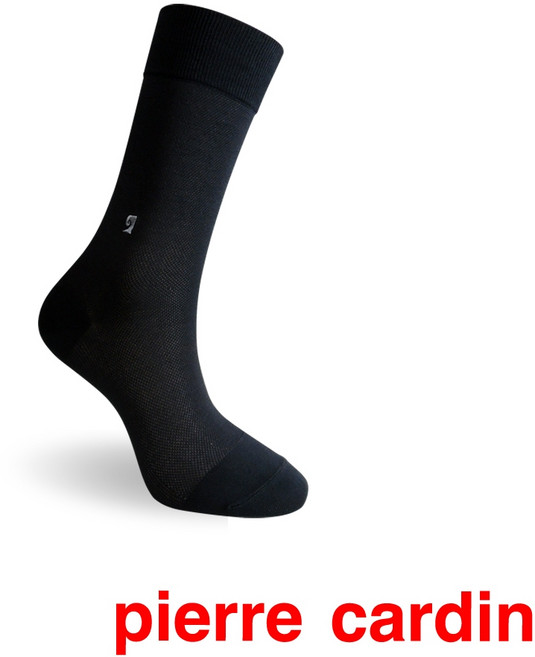 【Pierre Cardin 皮爾卡登】絲光棉經典質感透氣紳士襪柔軟抗皺絲質光澤男襪長襪