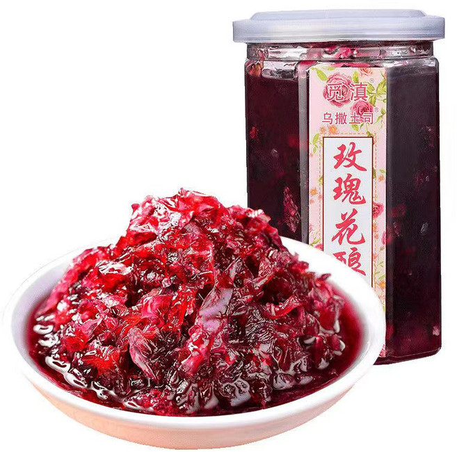 OKYAIOS 장미잼 로즈잼 장미꽃잎 잼, 2개, 400g