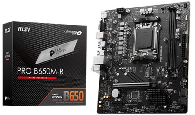 MSI PRO B650M-B, 단일옵션, 단일옵션
