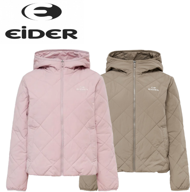 매장발송 아이더 여성 경량패딩 심플 퀄팅 디자인 아웃도어 외출용 자켓