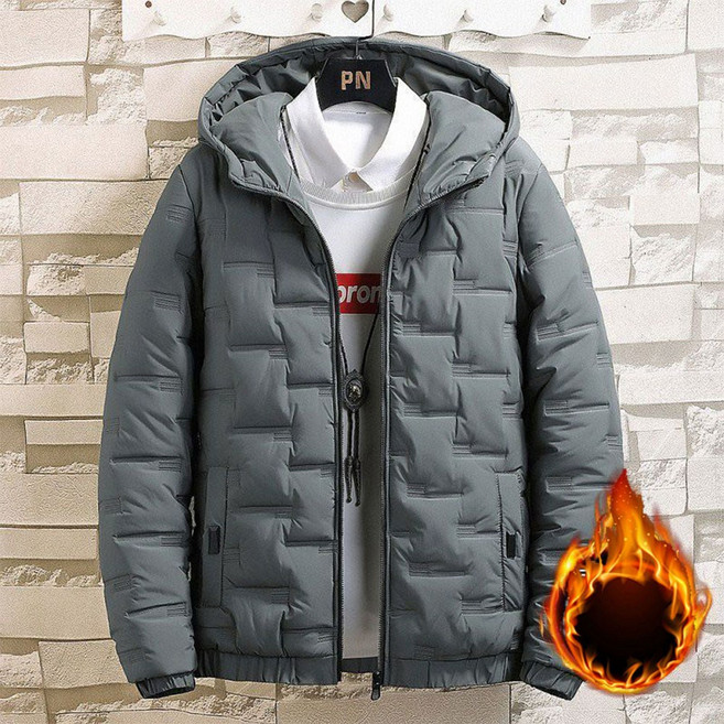 TKX 경량패딩 남자 겨울 빅사이즈 오리털 후드 자켓 깔깔이 환절기 야상 아우터