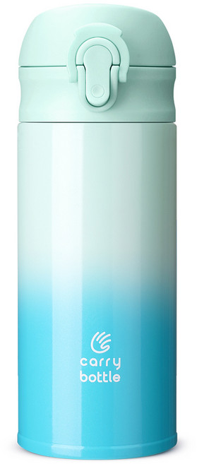 캐리보틀 이지보틀 텀블러, 1개, 350ml, 아쿠아마린