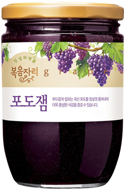 복음자리 포도잼, 620g, 1개