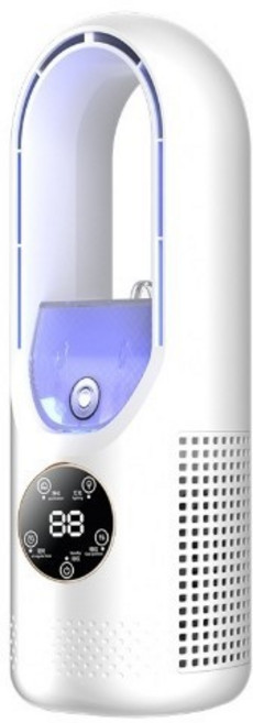 FE 無葉水冷加濕風扇 USB 桌上靜音, 白色無葉水冷扇