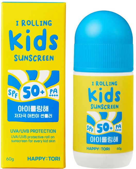 해피토리 아이롤링해 선롤러 SPF50+ PA++++ 혼합자차, 1개, 60ml