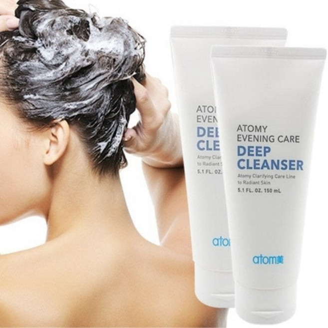 애터미 딥클렌저 150ml 2개/딥클렌져/세안폼/각질제거, 애터미 에코 마일드 버블클렌저 150ml 2개