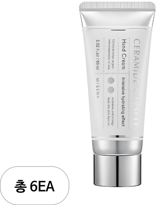 미샤 세라마이드 캡슐 핸드크림, 60ml, 6개