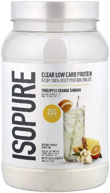 Isopure 이소퓨어 저탄수화물 프로틴 파우더 파인애플 오렌지 바나나 900g 1개, Isopure (이소퓨어) Isopure, Infusi - 쿠팡