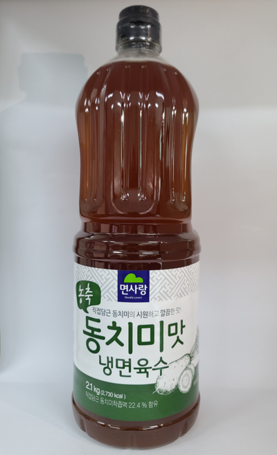 면사랑 동치미맛 냉면육수, 2.1kg, 2개