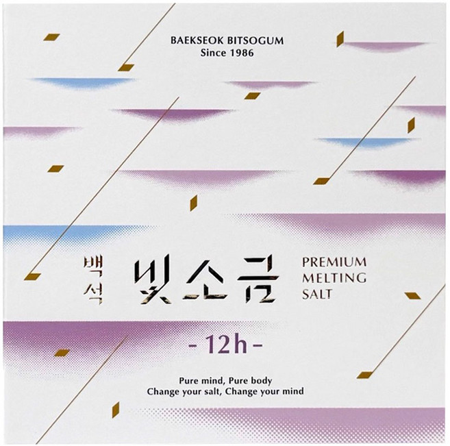 백석빛소금 1000도씨 용융소금 12시간, 3g, 100개