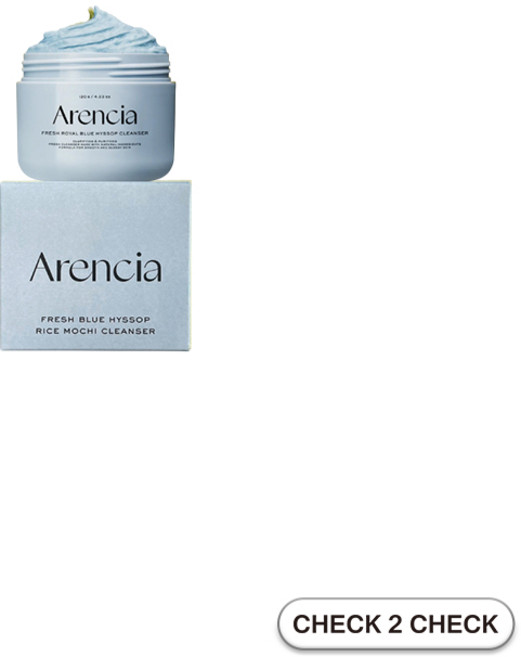 Arencia 綠意新鮮年糕潔面乳 控油保濕 去角質, 1個, 藍牛膝草