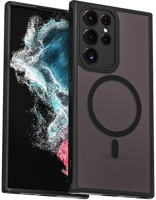 별다섯 핸드폰 맥세이프 반투명 매트 케이스 변색에 강한 자력 마그네틱