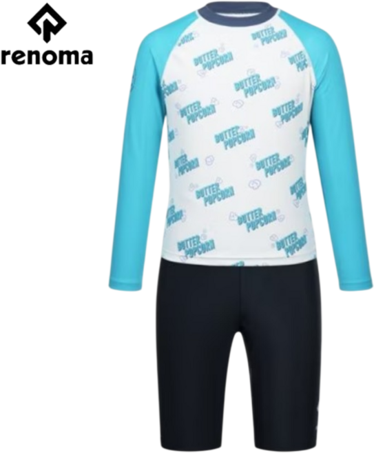 [백화점발송] 레노마 남아 레쉬가드 상하 세트 생존수영 워터파크 휴양지 수영복