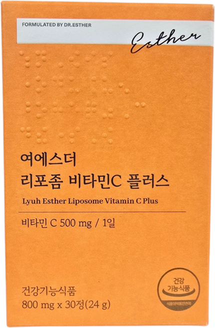 본사직영 여에스더 리포좀 비타민C 플러스 국민영양 프로젝트, 30정, 4개