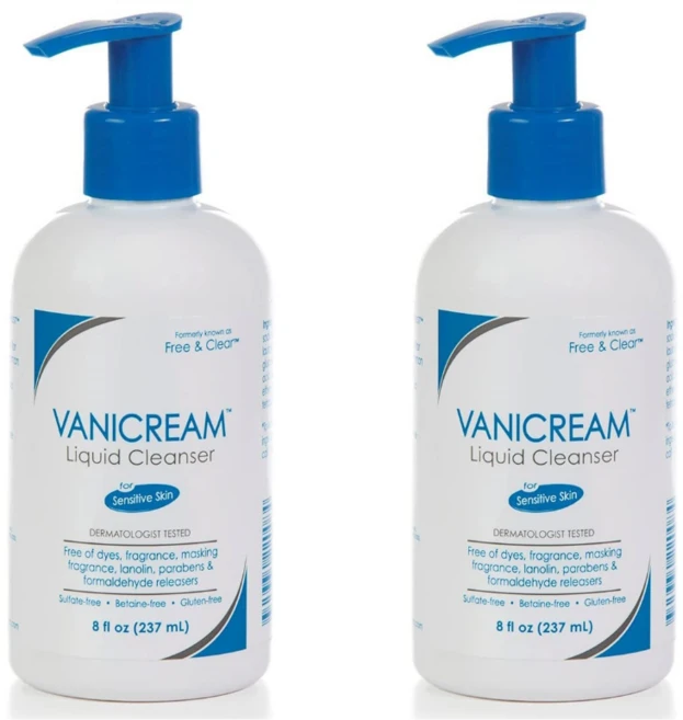 [해외]Vanicream Liquid Cleanser Unscented 바니 크림 액상 클렌져 무향, 2개, 237ml - 쿠팡