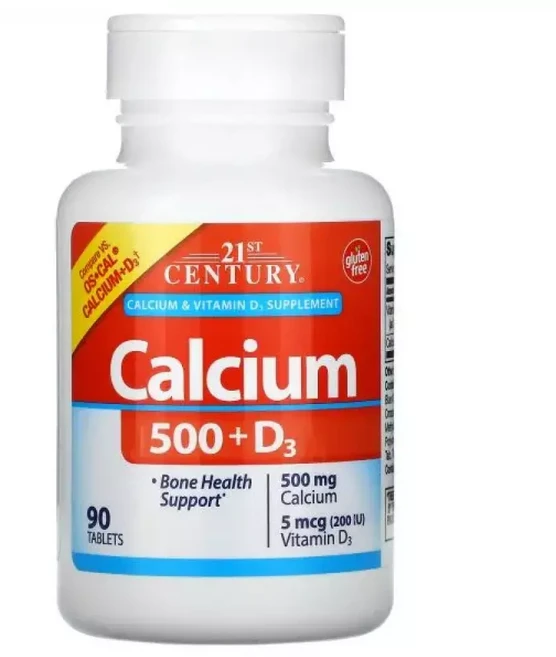 21세기 센트리 칼슘 500 + D3 5mcg 200IU 90정 Calcium 센츄리 센추리, 1개 - 쿠팡