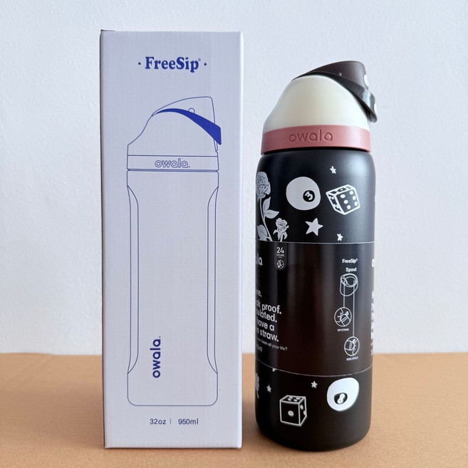오왈라 Owala FreeSip 보온보냉병 (710ml/950ml), 950ml, 블랙 포커