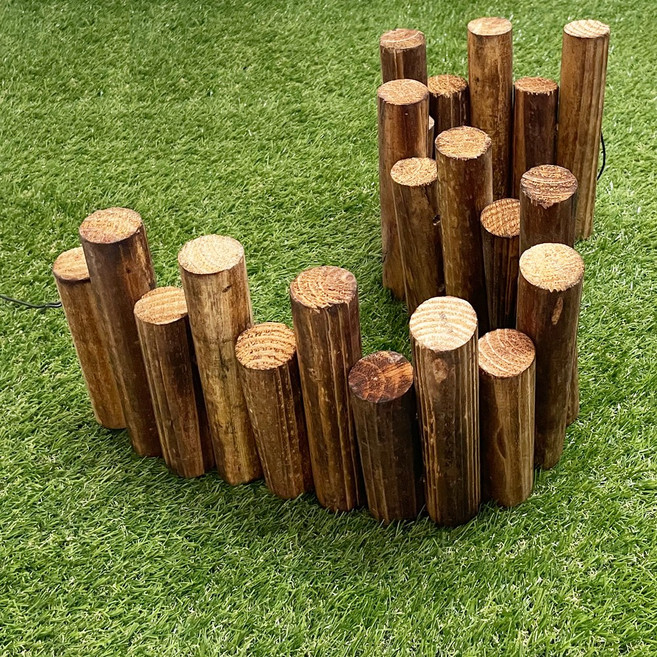 쿨로하 원목 인테리어 울타리 나무 화단 테라스 텃밭 베란다 실내 야외 정원 멸균, 고온멸균 인테리어 울타리