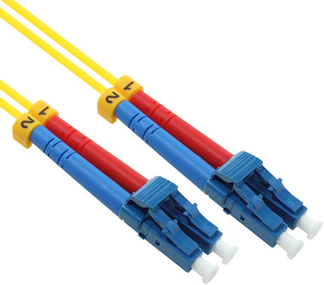 넥시 광점퍼코드 LC-LC 싱글모드 3M DUPLEX NX422, 노랑, 1개