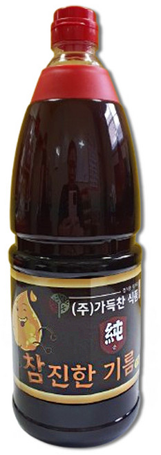 가득찬식품 참진한기름, 1.8L, 1개