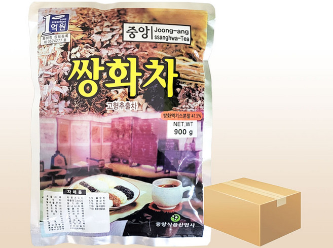 중앙 쌍화차 900g x 12개 1박스 전통차 대추차, 1개입