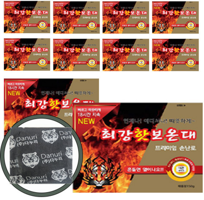 해피원 대용량 핫팩 150g 최강 핫 보온대 18시간 지속, 150개