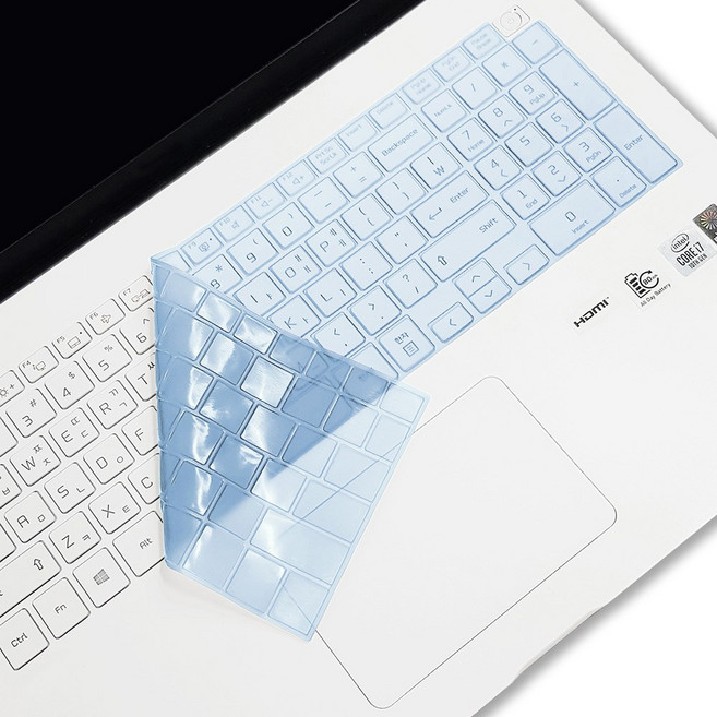 LG 그램15 15Z90Q 15ZD90Q 키스킨 노트북 키보드 커버 실리스킨, 03 칼라스킨(블루), 1개