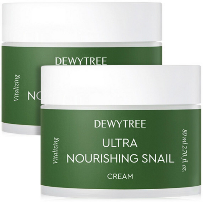 달팽이크림 주름개선 수분크림 스네일크림 2개, 80ml