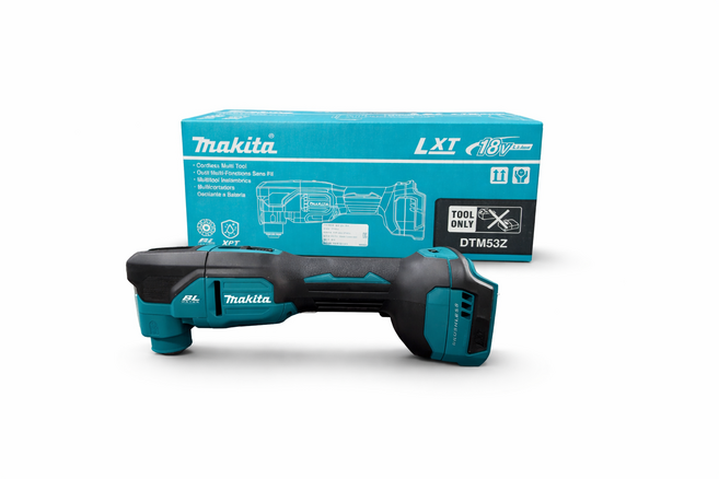 마끼다 DTM53Z 18V 충전멀티컷터 베어툴(본체) 멀티툴 원터치 BL 속도조절, 1개