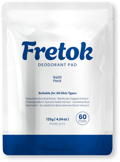프레톡 데오드란트 패드 리필팩 60매, 1개
