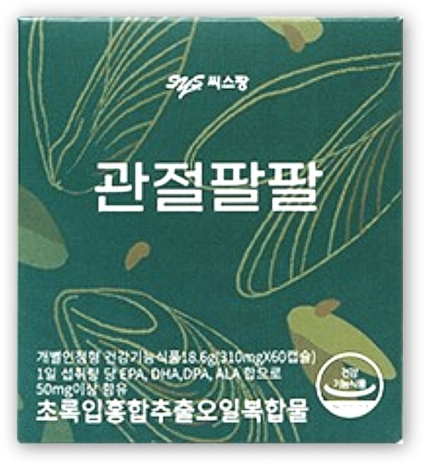 씨스팡 관절팔팔 310mg x 60캡슐 1박스 /SJ, 60정