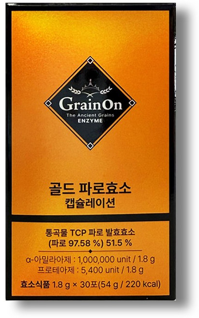 그레인온 골드 파로효소 캡슐레이션, 30회분, 1개