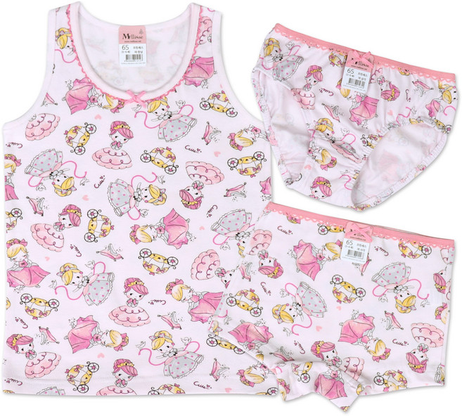 멜리스 프린세스 면스판 유아동 속옷(런닝 사각 삼각 선택)